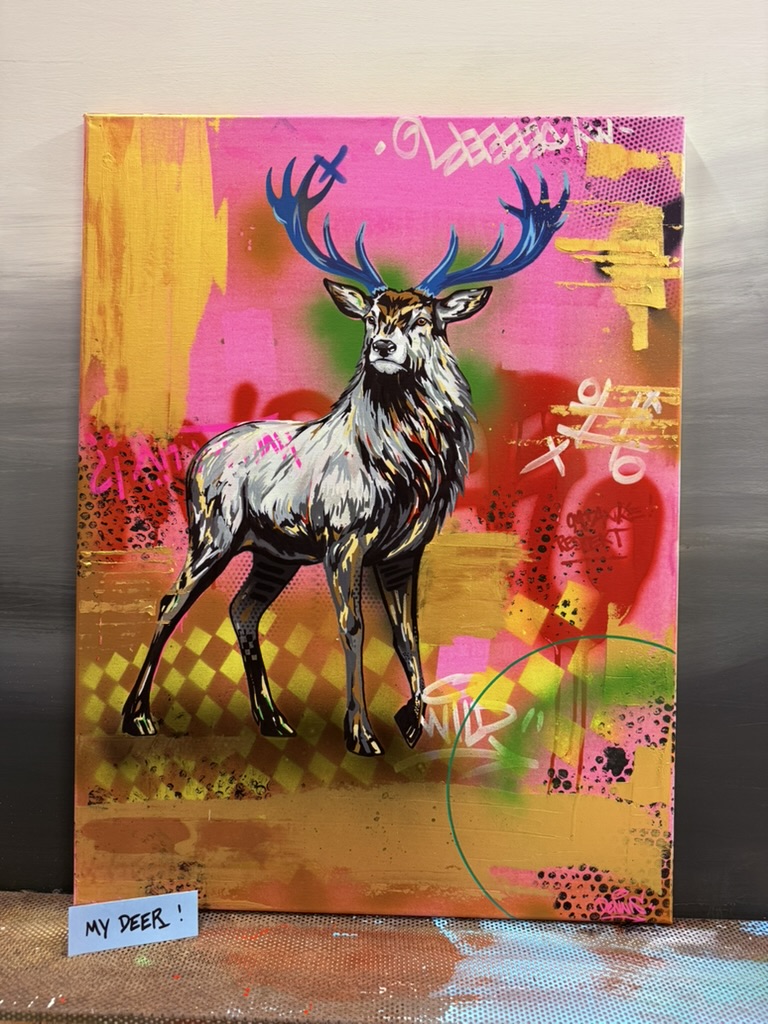 My Deer - Urban King. 60x80 cm